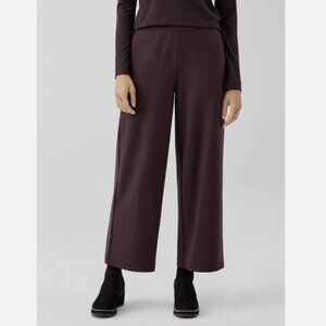 Eileen Fisher Cassis Washable Flex Ponte Wide-Leg Pant